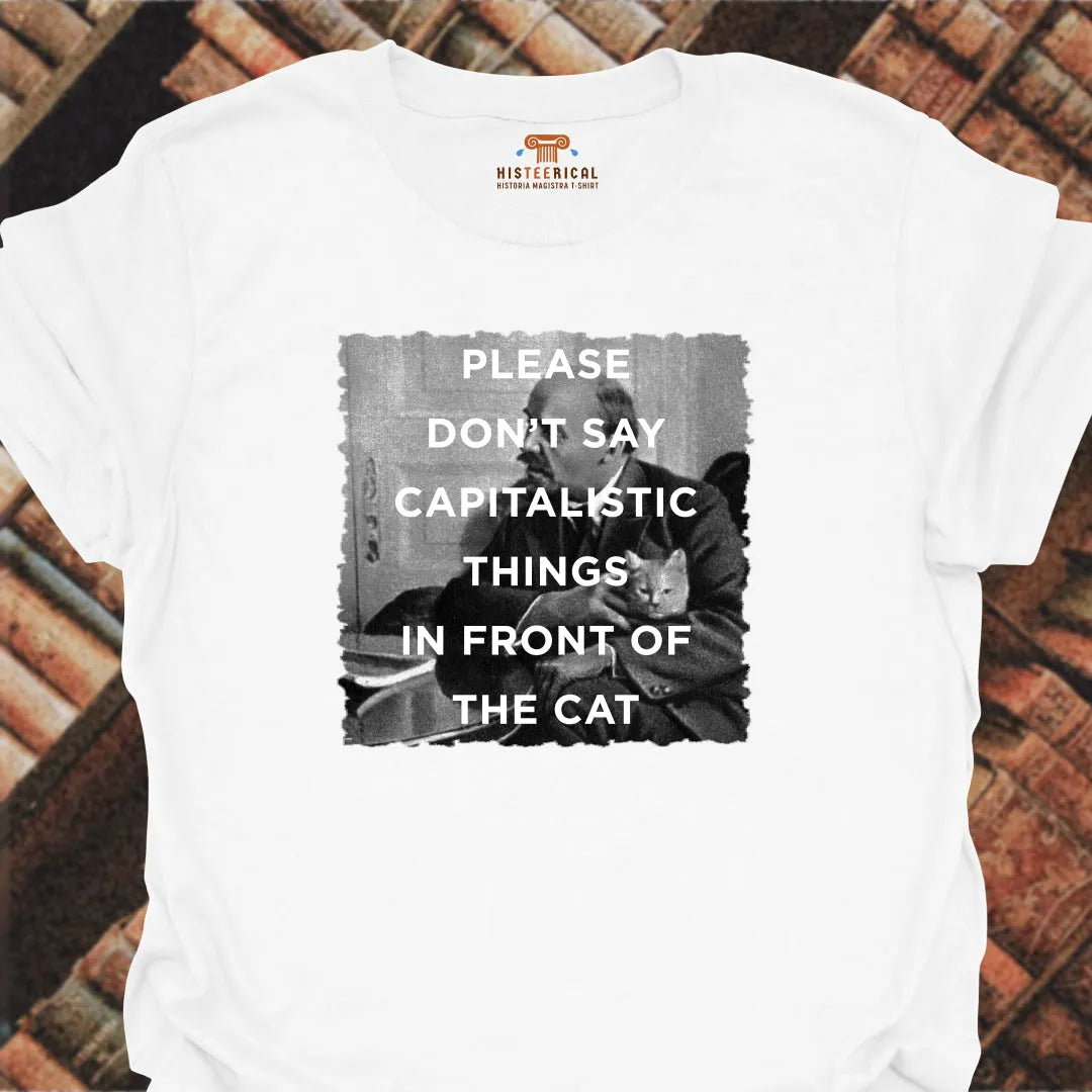 Capitalistic Things Cat T-Shirt