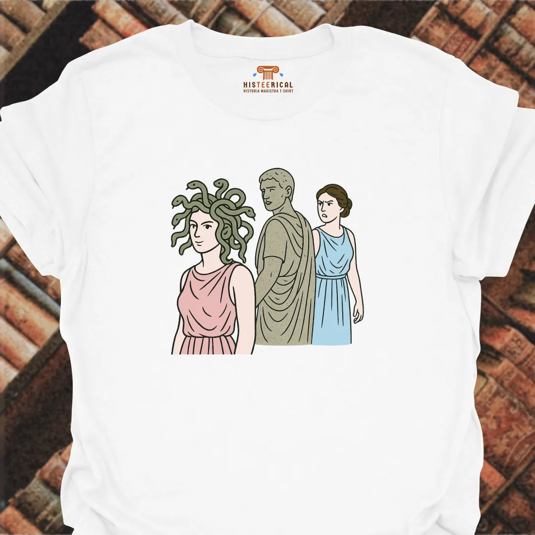 Medusa Distracted Boyfriend T-Shirt