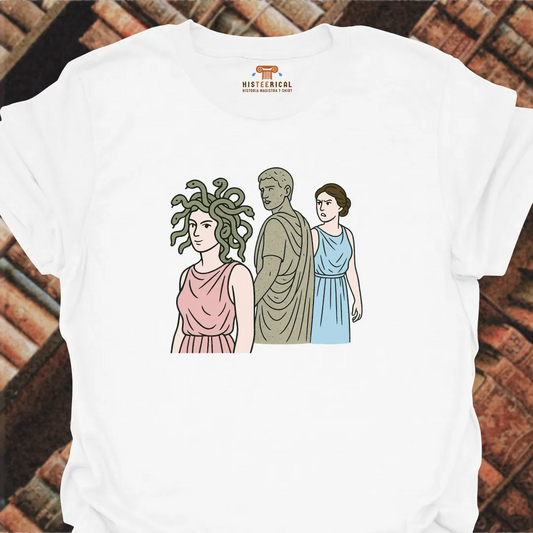 Medusa Distracted Boyfriend T-Shirt