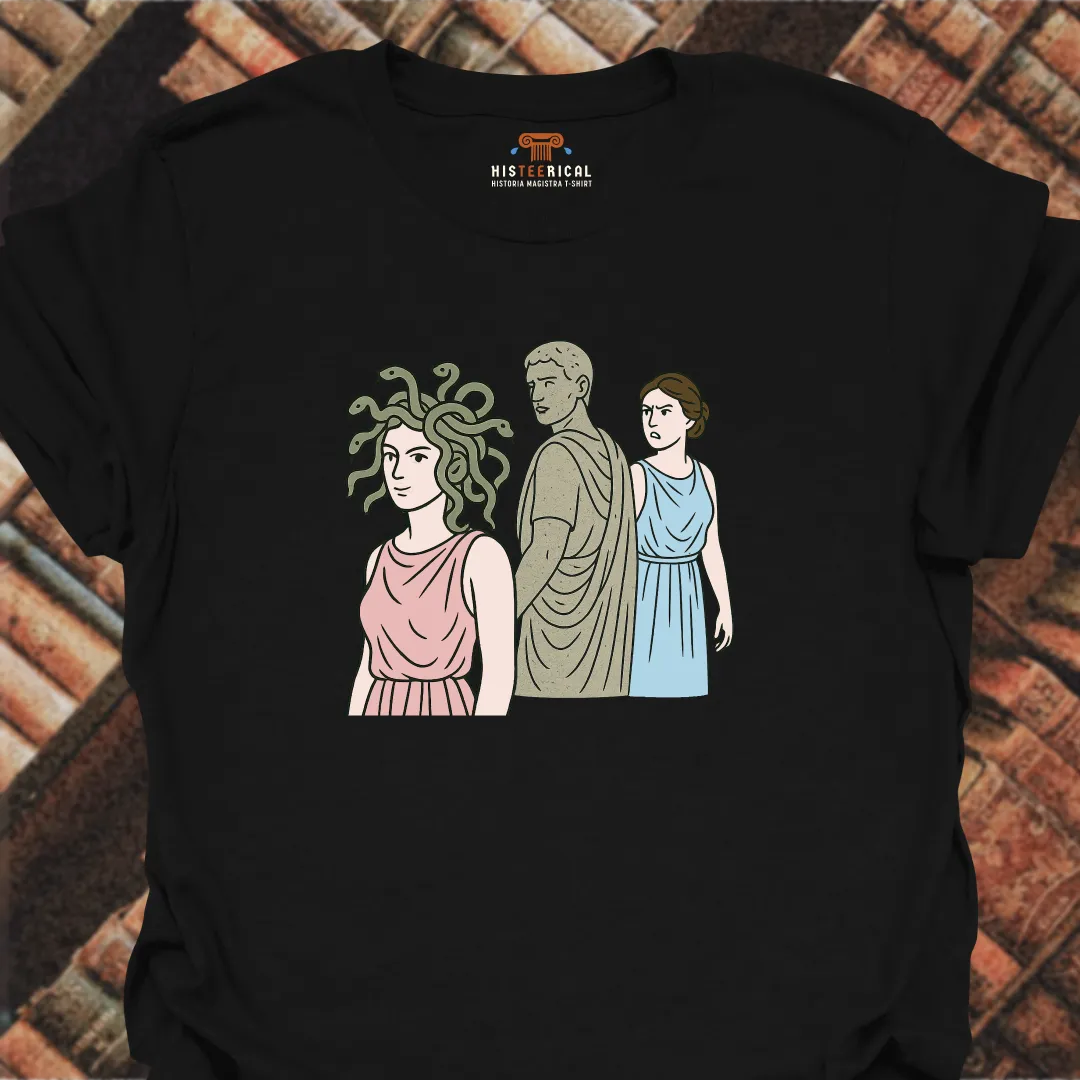 Medusa Distracted Boyfriend T-Shirt