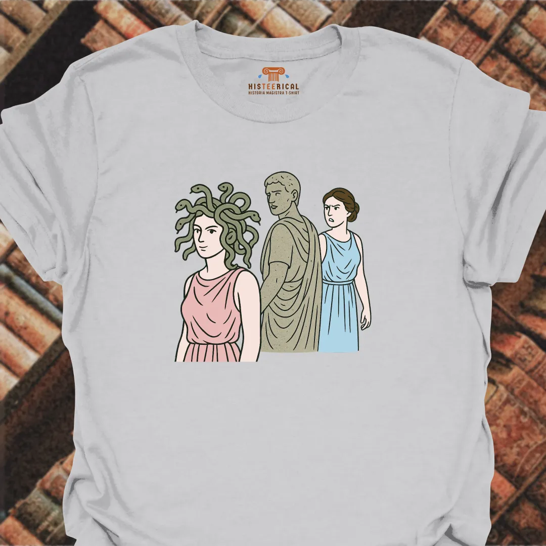 Medusa Distracted Boyfriend T-Shirt