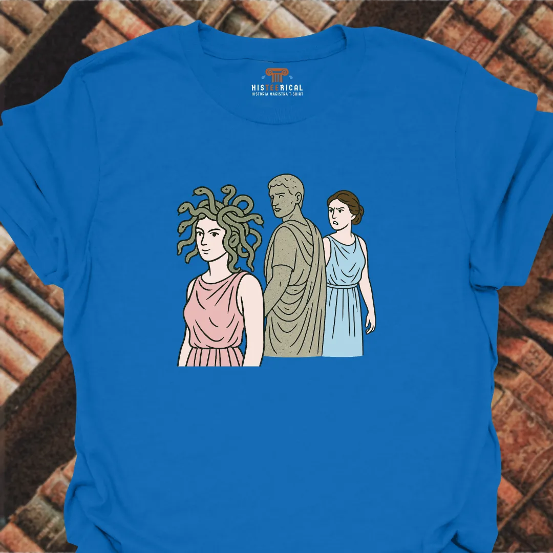 Medusa Distracted Boyfriend T-Shirt