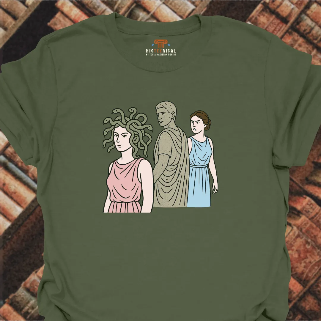 Medusa Distracted Boyfriend T-Shirt