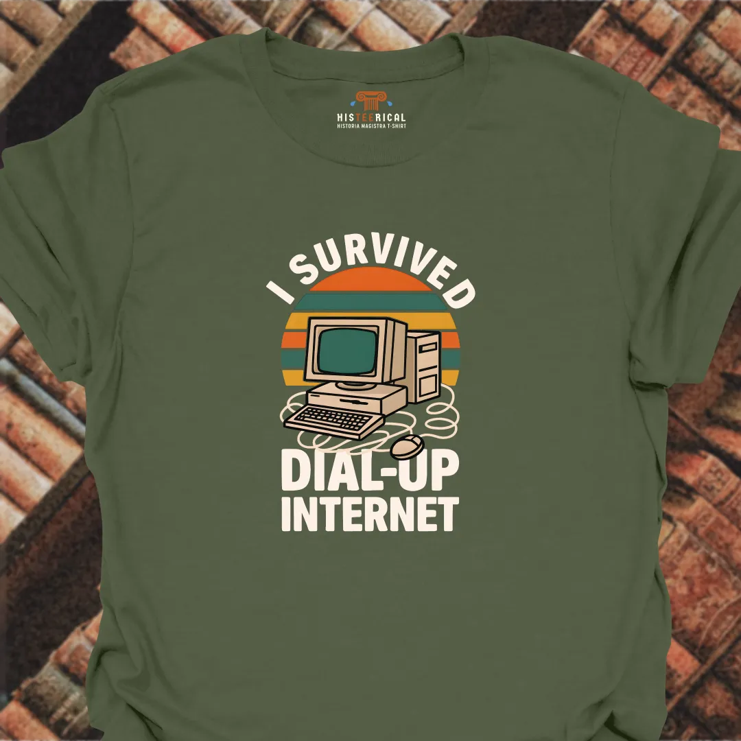 Dial-Up Internet Survivor T-Shirt