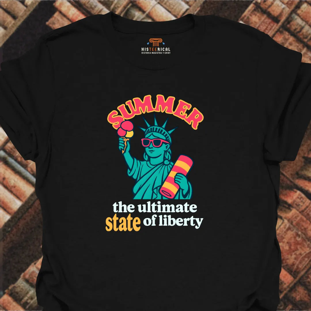 Summer State of Liberty T-Shirt