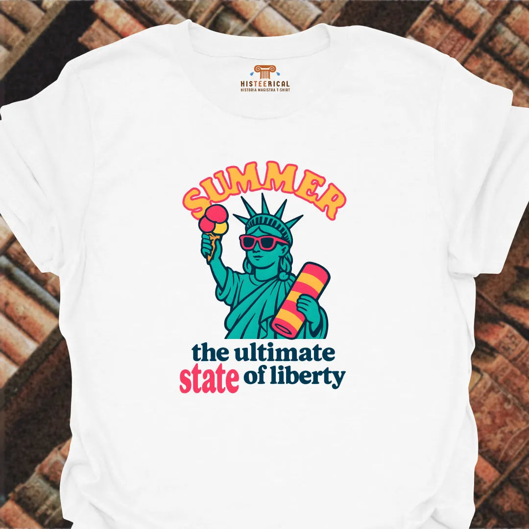 Summer State of Liberty T-Shirt