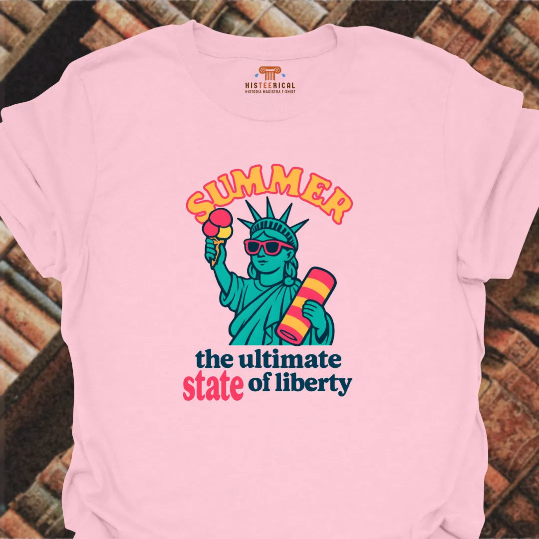 Summer State of Liberty T-Shirt