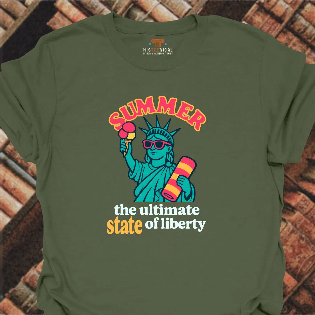 Summer State of Liberty T-Shirt