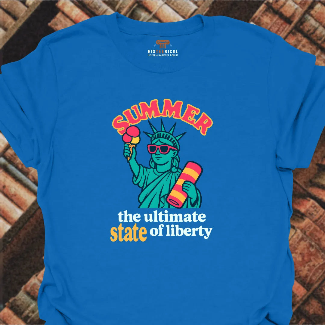 Summer State of Liberty T-Shirt