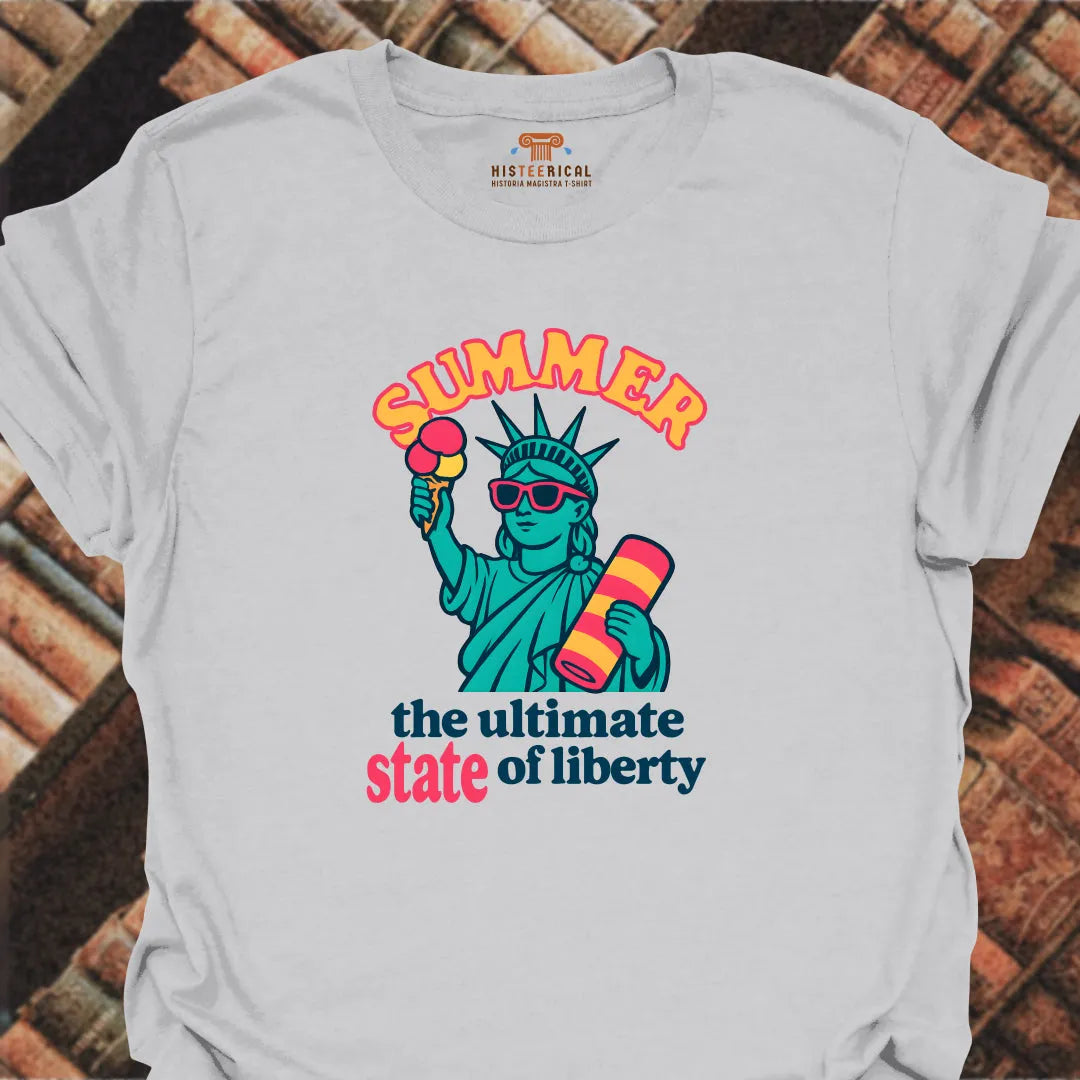 Summer State of Liberty T-Shirt