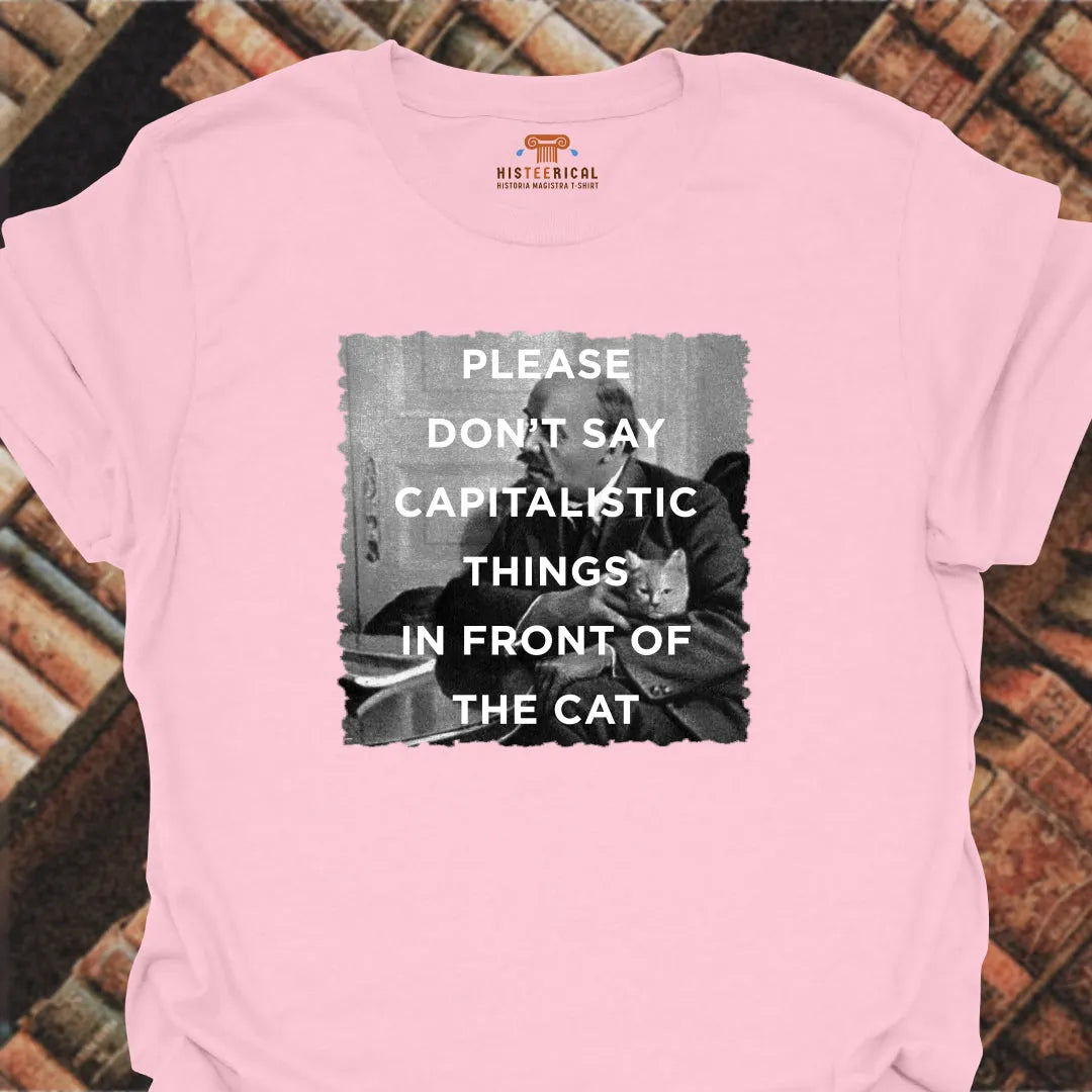 Capitalistic Things Cat T-Shirt