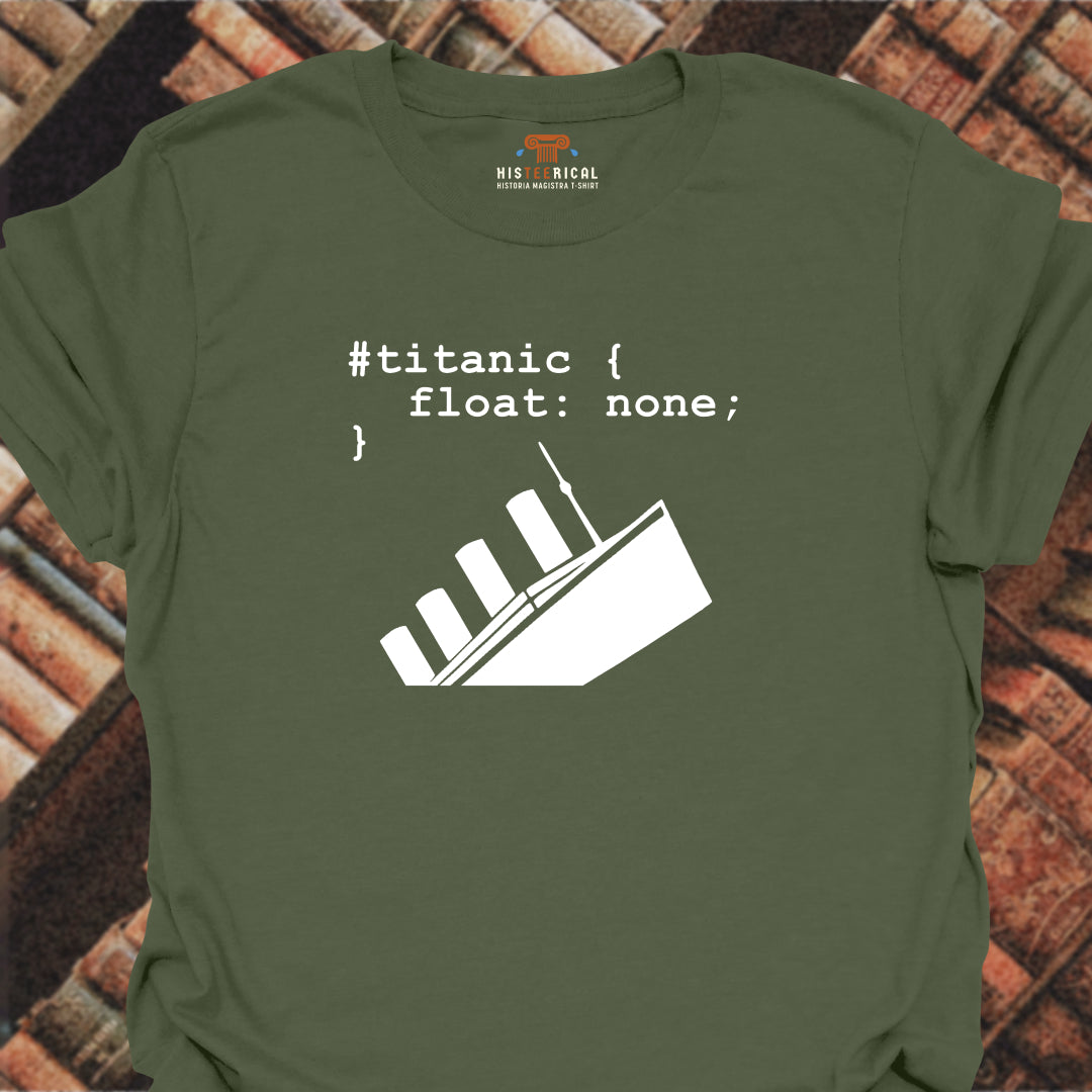 Titanic Float None T-Shirt